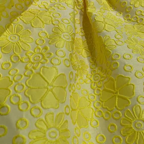 Camilla Textured Yellow Dress size 5 - Picture 3 of 9